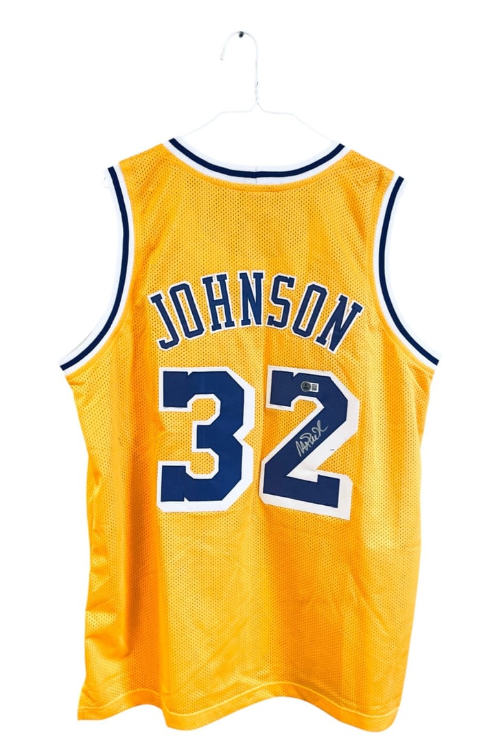 Magic Johnson Signed Showtime Jersey (1 of 10)