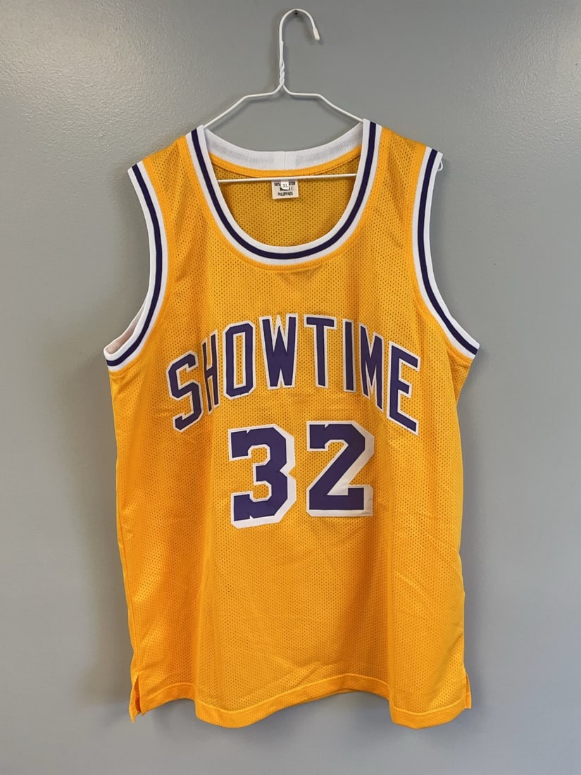 Magic Johnson Signed Showtime Jersey - 7