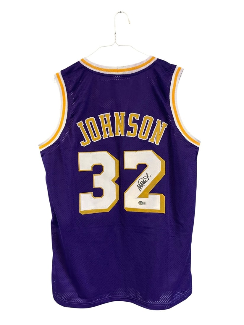 Magic Johnson Signed Showtime Jersey (1 of 10)