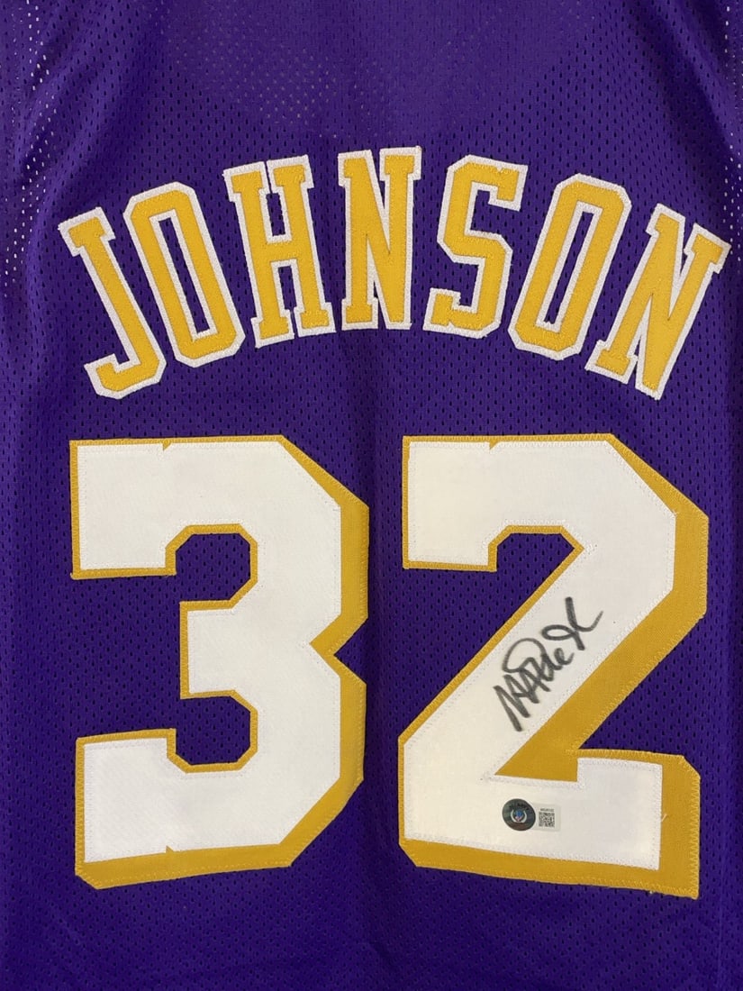 Magic Johnson Signed Showtime Jersey - 2