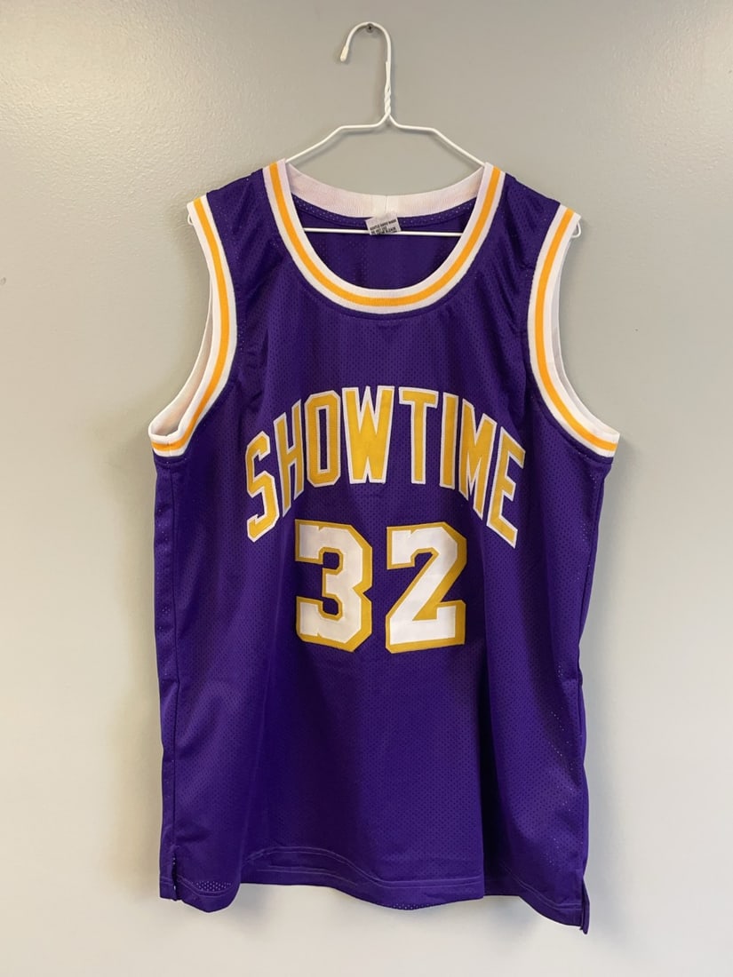 Magic Johnson Signed Showtime Jersey - 8