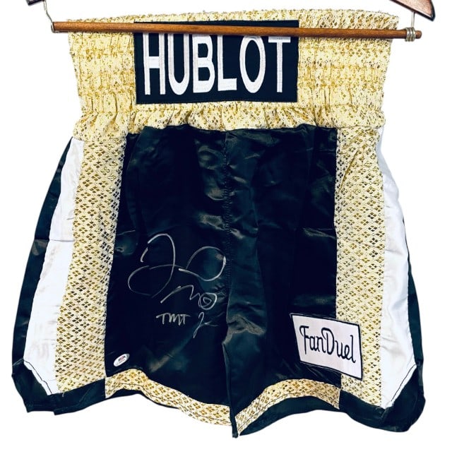 Floyd Mayweather Signed Boxing Trunks (1 of 7)