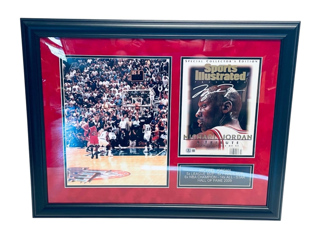 Michael Jordan Signed Magazine Cover (1 of 7)
