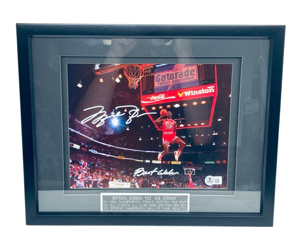Michael Jordan Signed Air Jordan Poster (1 of 7)