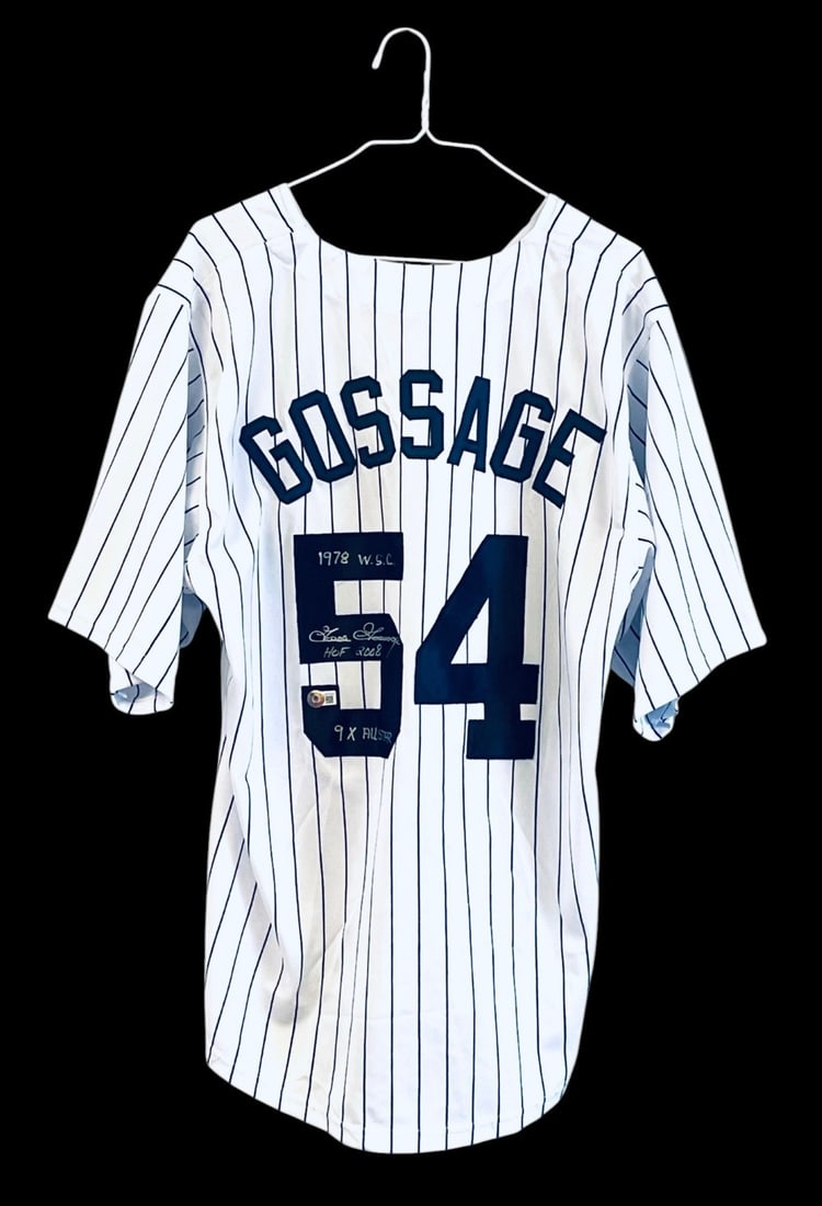 Goose Gossage Signed New York Yankees Jersey (1 of 10)
