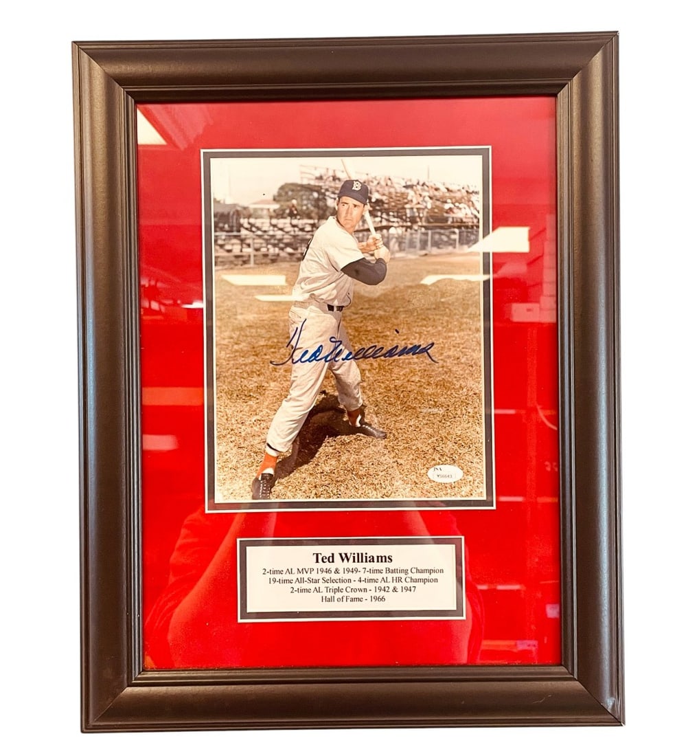 Ted Williams Signed Photograph (1 of 9)