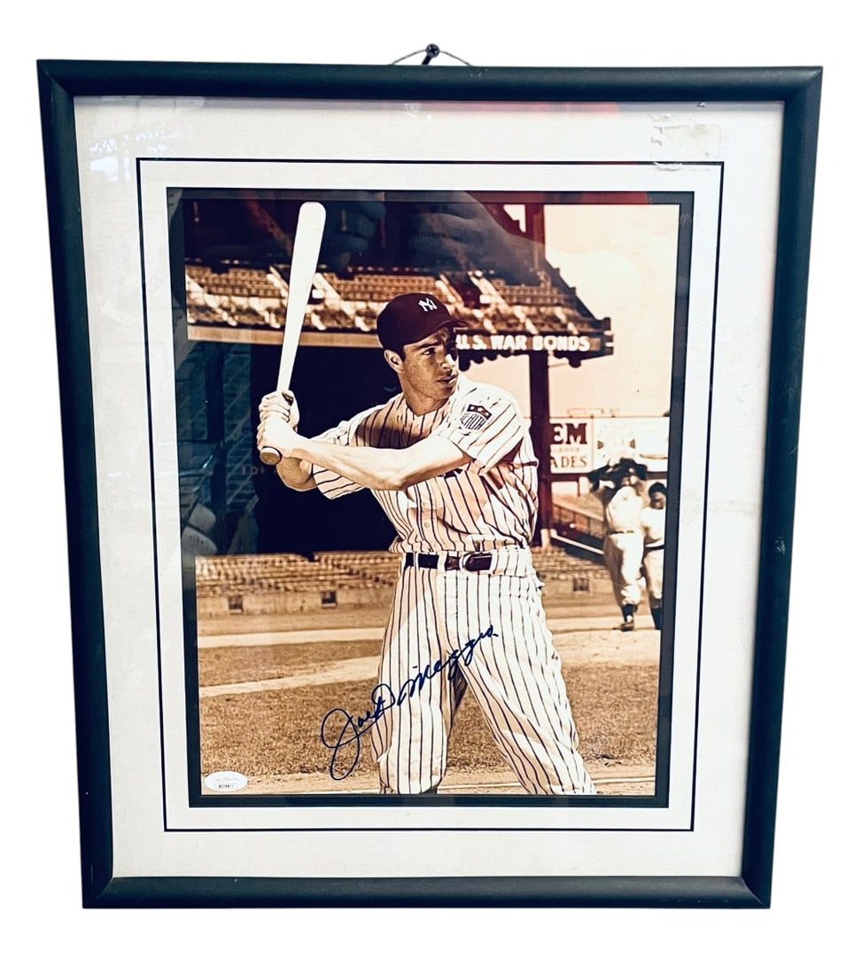 Joe DiMaggio Signed Black and White Photograph (1 of 8)