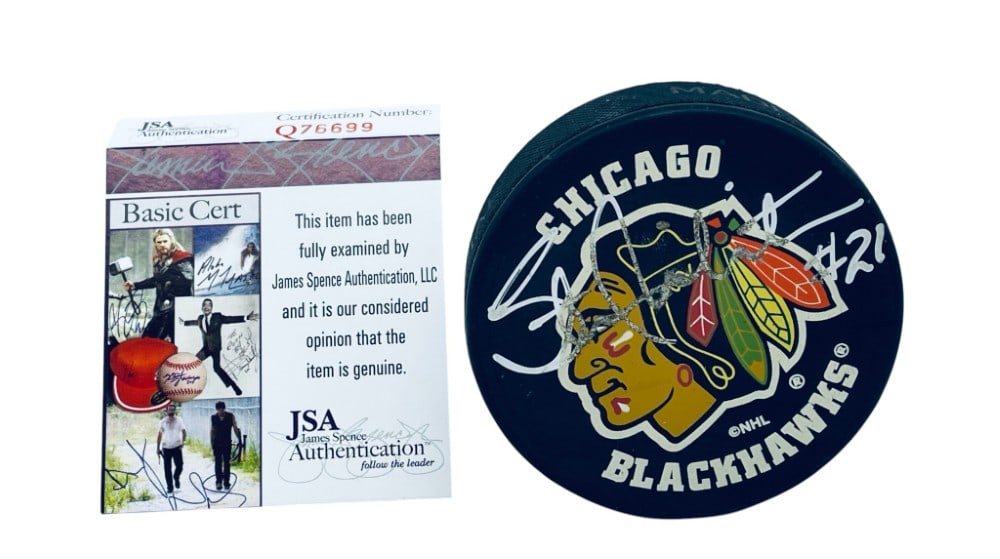 Stan Mikita Signed Hockey Puck (1 of 6)