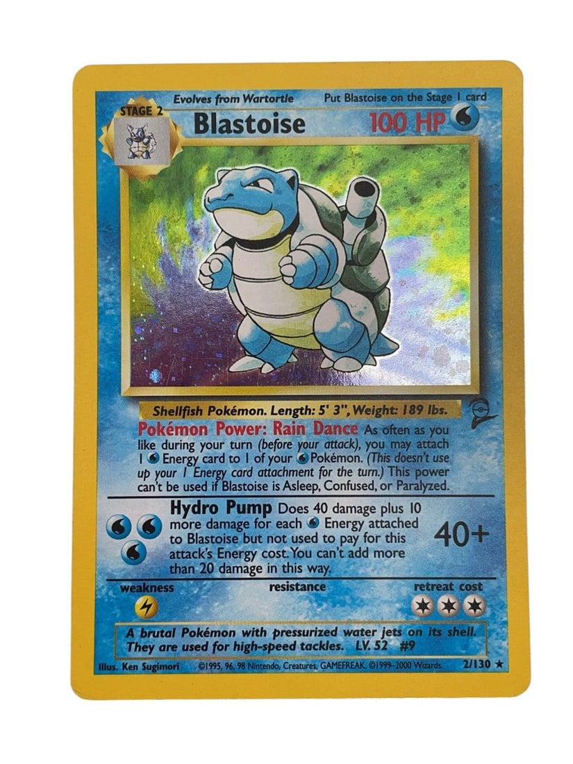 Pok?mon Base Set 2 Holographic Blastoise Card: Update