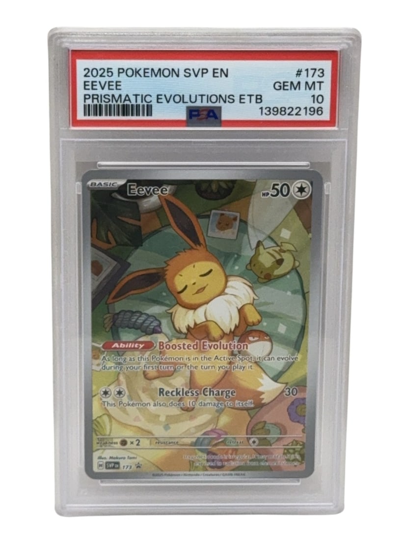 POK?MON 2025 SVP EN EEVEE Prismatic Evolutions ETB Graded PSA 10 GEM MINT: Update
