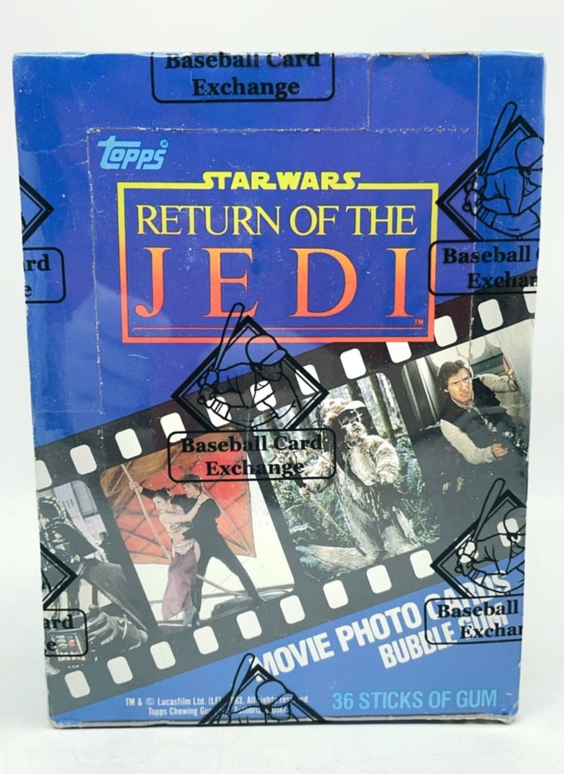 1983 Sealed Topps Return of the Jedi Series 1 Wax Box (1 of 6)