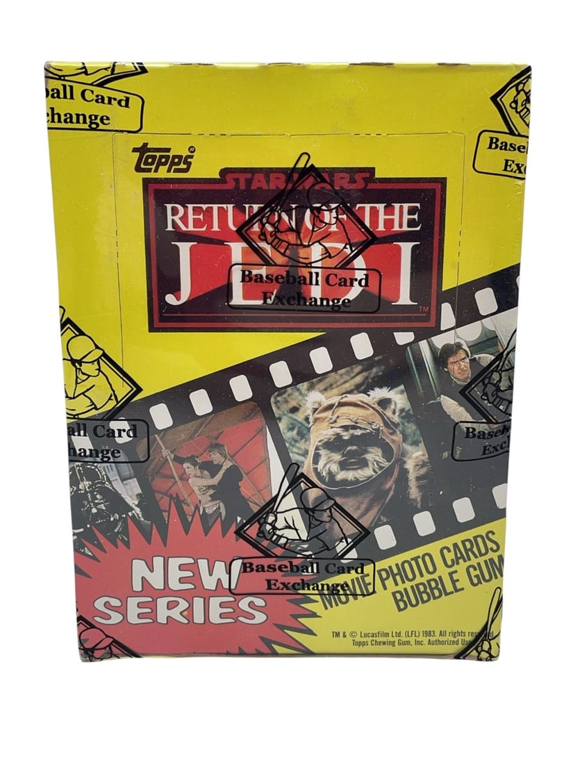 1983 Sealed Topps Return of the Jedi Series 2 Wax Box (1 of 6)
