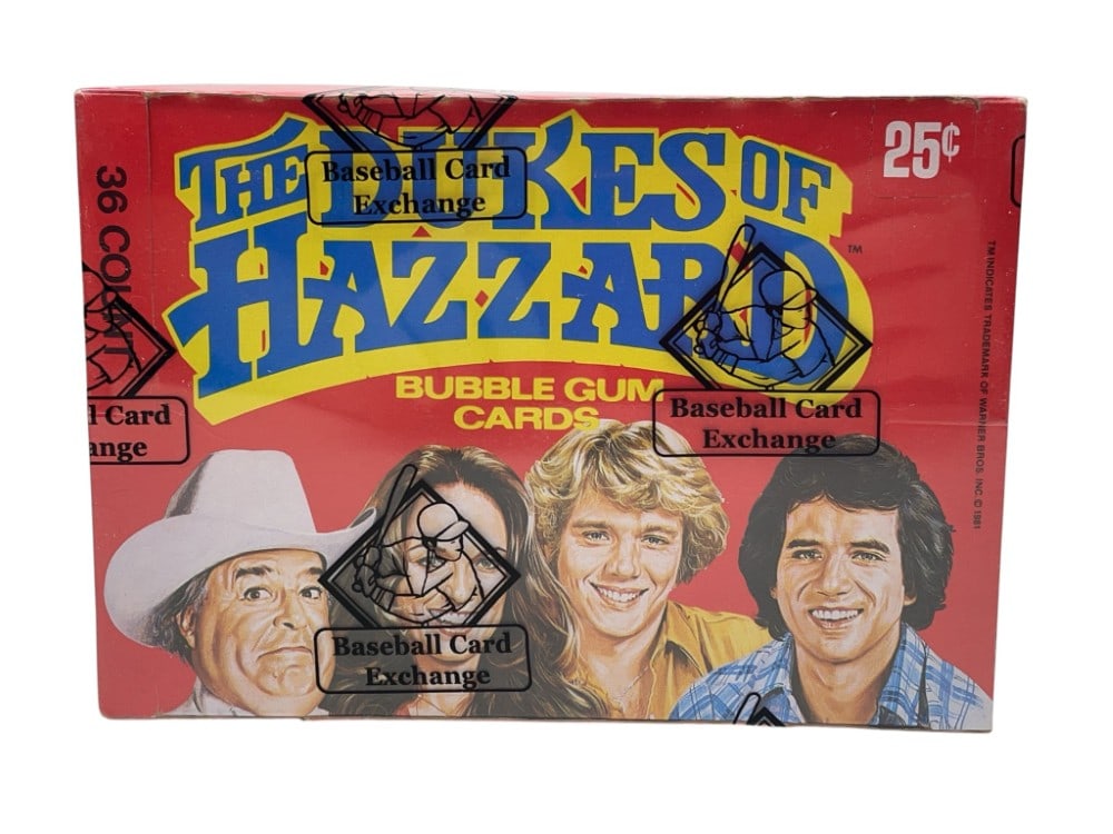 1981 Sealed Donruss Dukes of Hazzard Wax Box: 1981 Sealed Donruss Dukes of Hazzard Wax Box. Wax Box is Sealed by Baseball Card Exchange.
