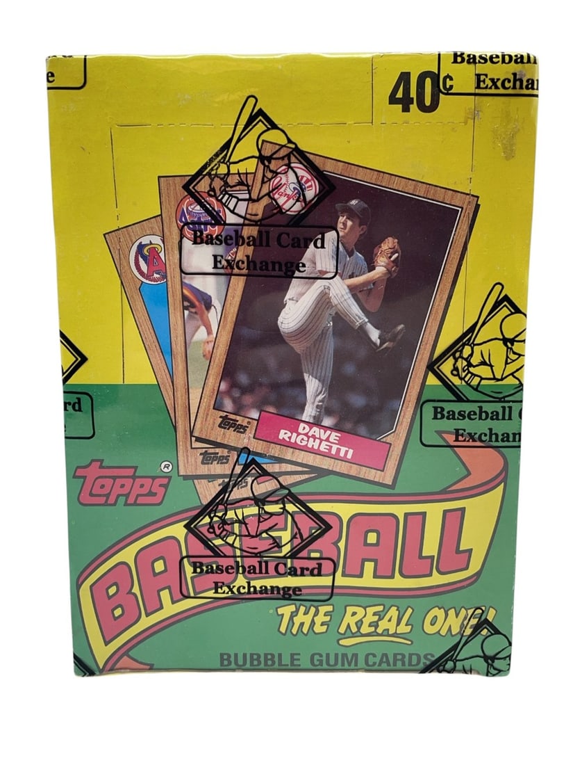 1987 Sealed Topps Baseball Wax Box (1 of 5)