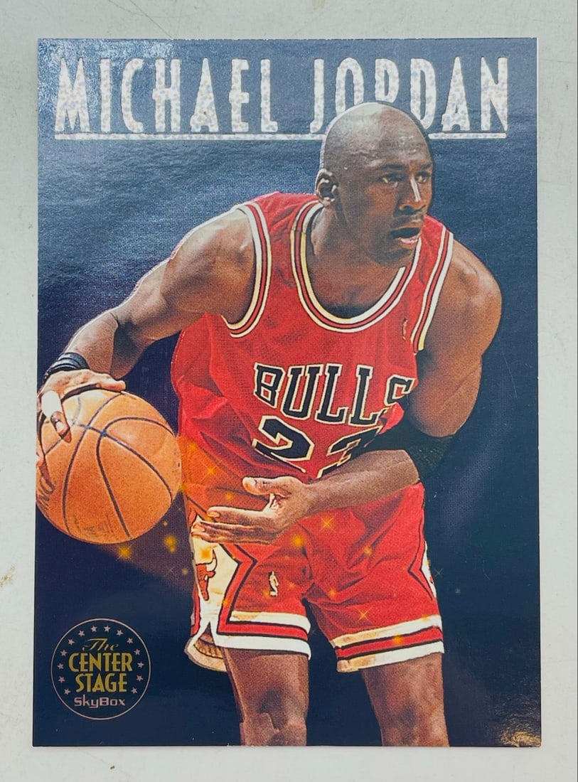 1993 Skybox Michael Jordan The Center Stage #CS1 Card (1 of 9)