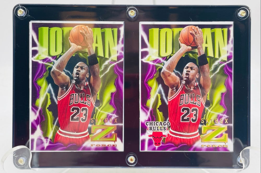 (2) 1996 Skybox Z Force Michael Jordan Cards (1 of 19)