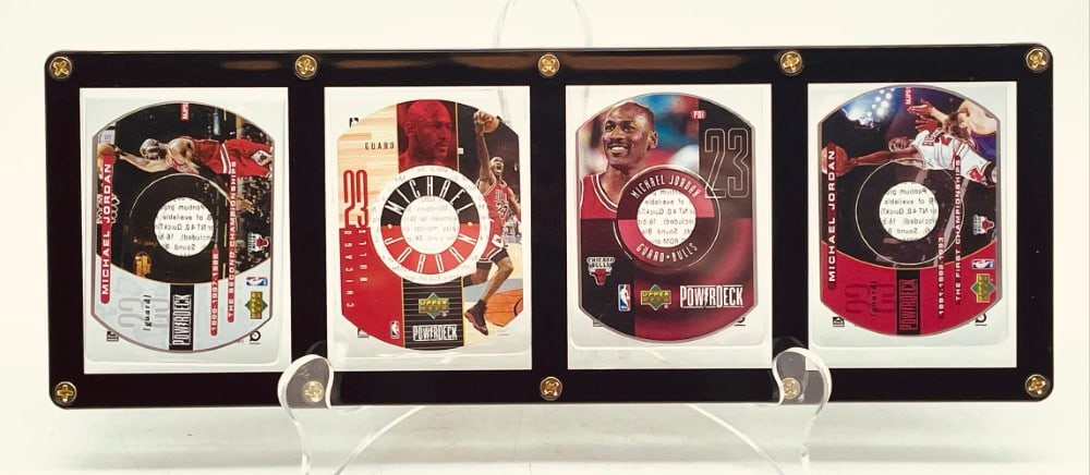 (4) 1999 Michael Jordan Power Deck Cards (1 of 19)