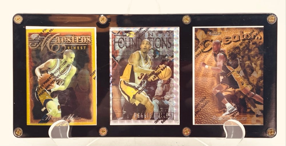 (3) 1996-1998 Topps Finest Reggie Miller (1 of 13)