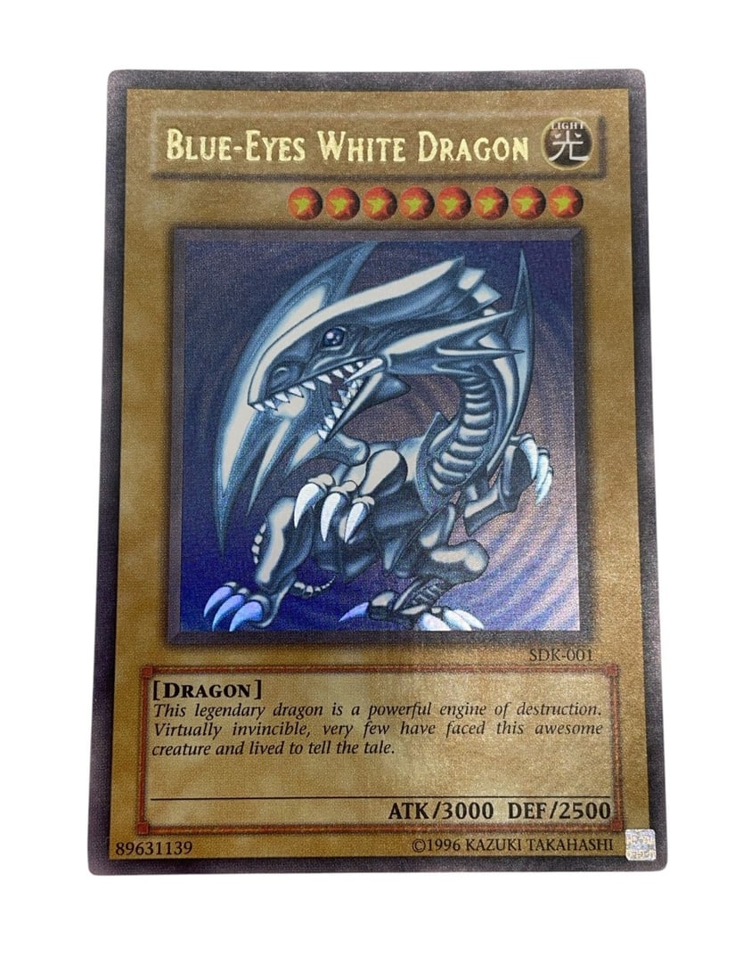 Yu-Gi-Oh Blue Eyes White Dragon Holographic Card (1 of 6)