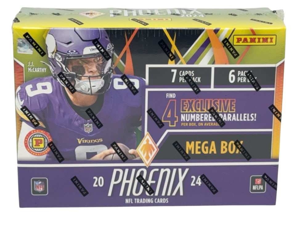 2024 Sealed Panini Phoenix Hobby Football Mega Wax Box (1 of 4)