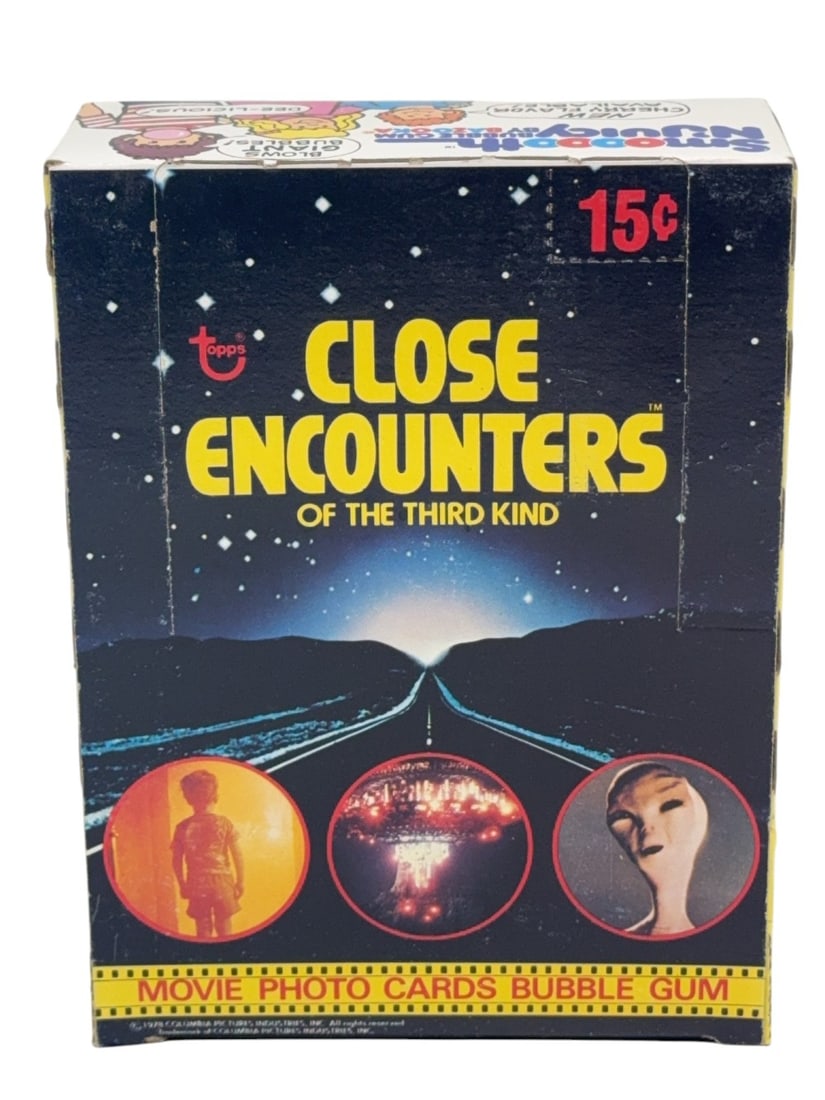 1978 Sealed Topps CLOSE ENCOUNTERS of the Third Kind Wax Box 36packs: 1978 Sealed Topps CLOSE ENCOUNTERS of the Third Kind Wax Box 36packs