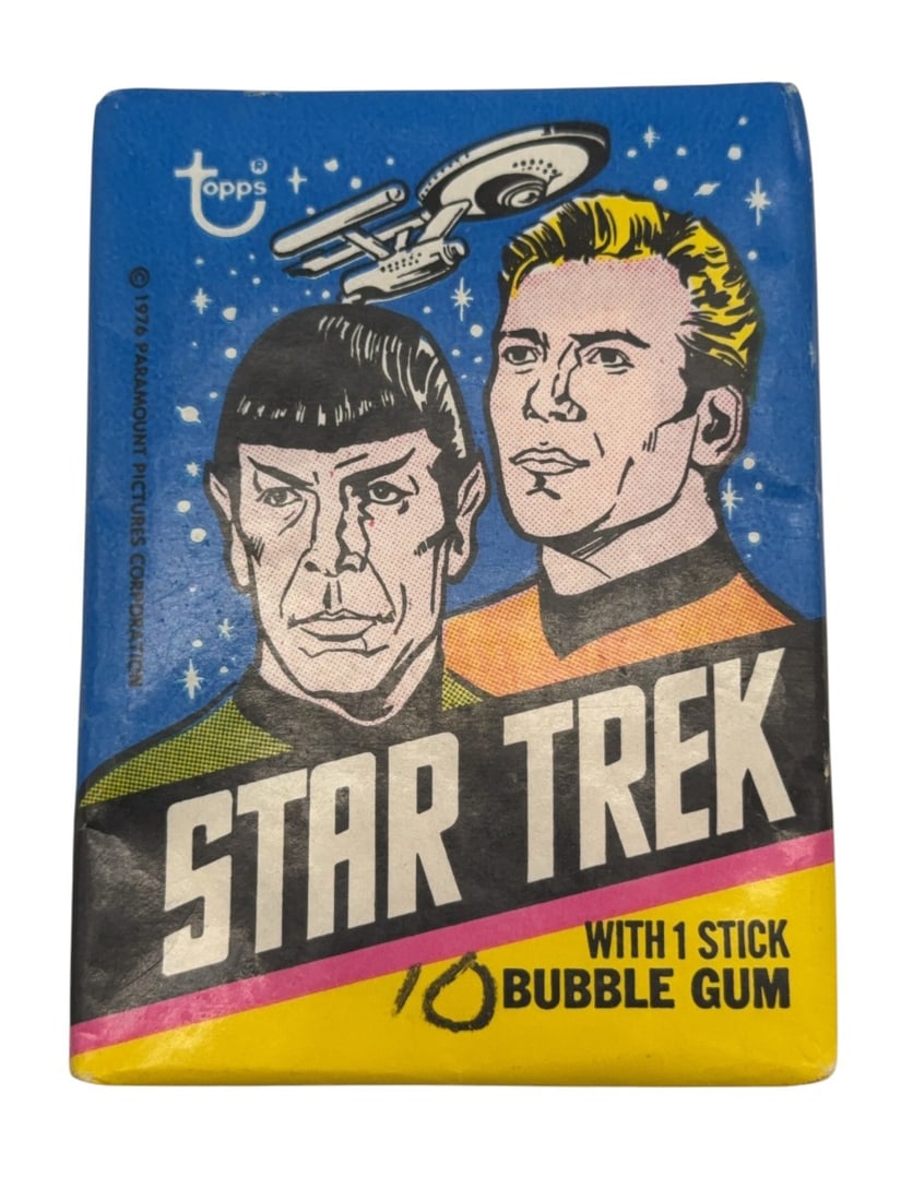 1976 STAR TREK Topps Unopened Wax Pack (1 of 3)