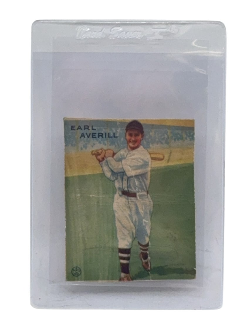 EARL AVERILL 1933 Goudey Rookie Baseball Trading Card: EARL AVERILL 1933 Goudey Rookie Baseball Trading Card HOF Cleveland Indians