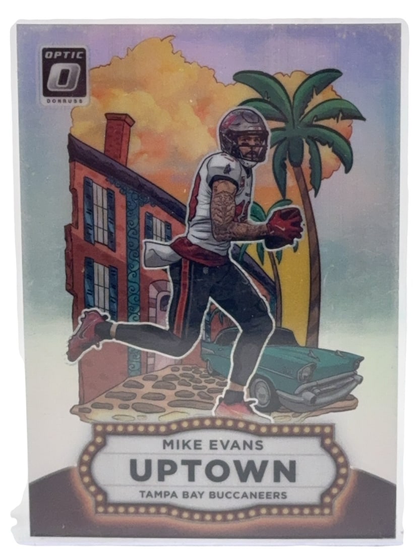 MIKE EVANS 2025 UPTOWN Panini Donruss Optic Football Trading Card (1 of 3)