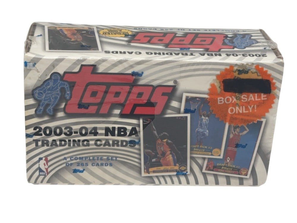 2003-04 Topps NBA Basketball Factory Sealed Set LeBRON JAMES Rookie (1 of 6)
