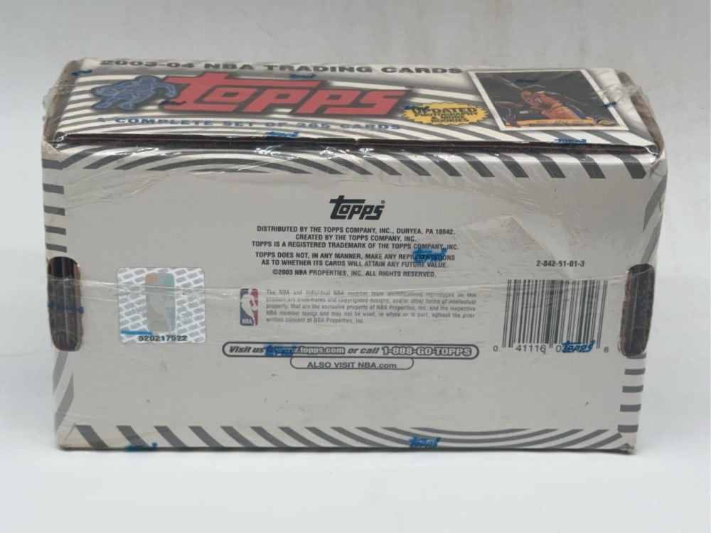 2003-04 Topps NBA Basketball Factory Sealed Set LeBRON JAMES Rookie - 6