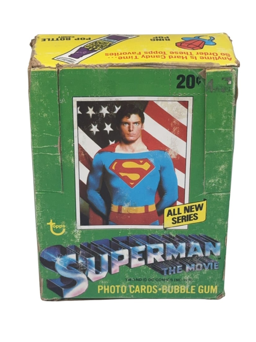 SUPERMAN 1978 Topps Unopened Trading Cards 36 Packs Series II (1 of 8)