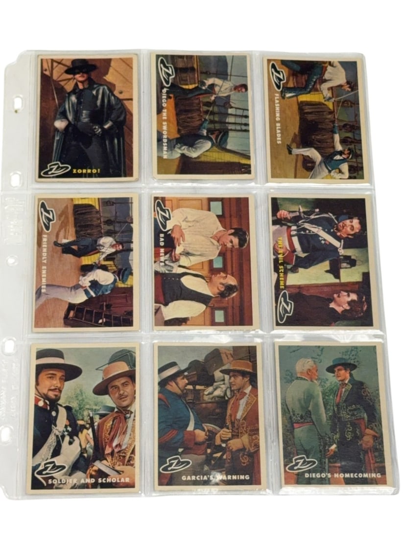 1958 ZORO Topps Walt Disney Trading Cards Complete Set 88 cards (1 of 12)