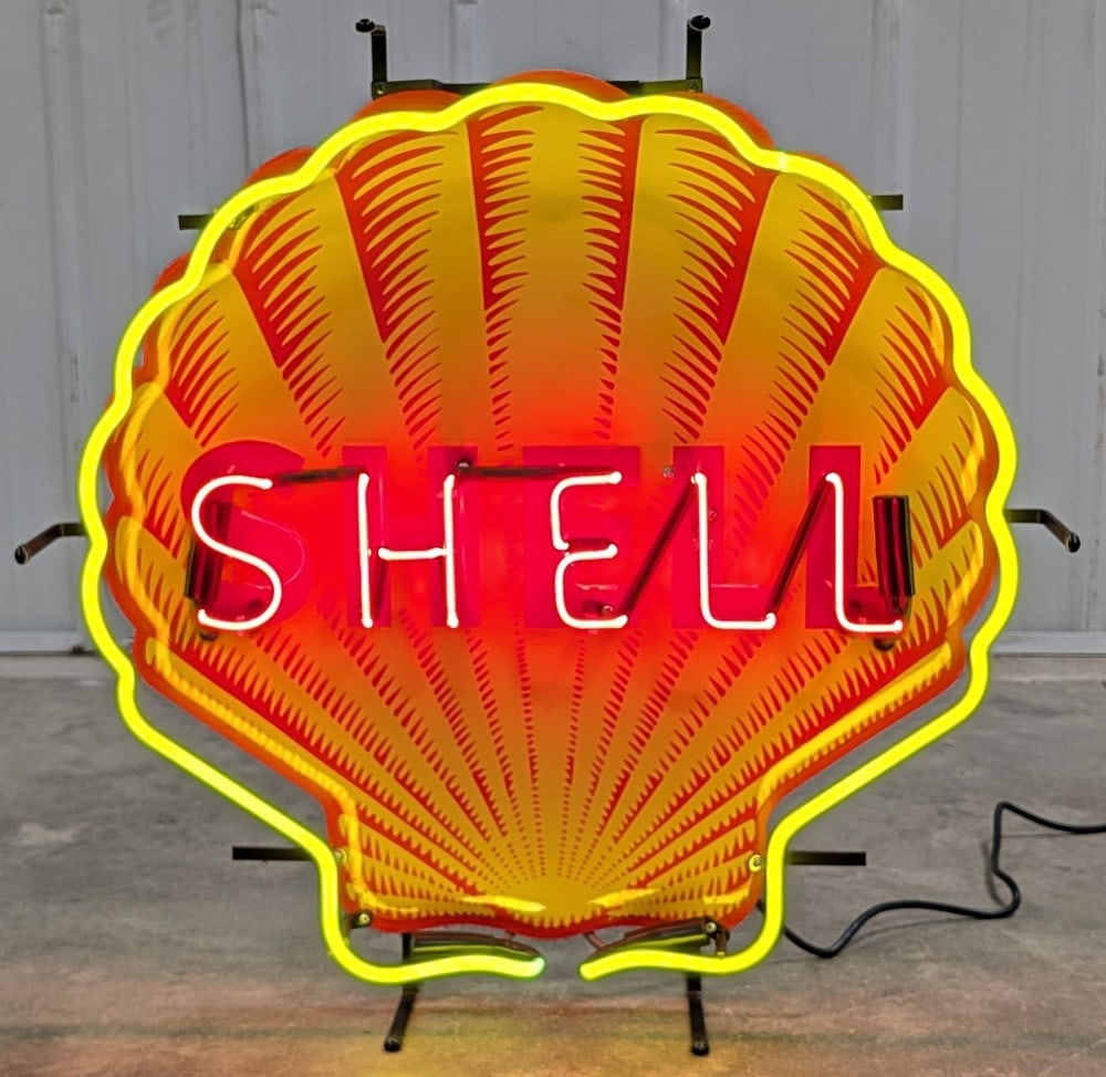 Custom Shell Gasoline / Motor Oil Neon Advertising Sign (1 of 5)