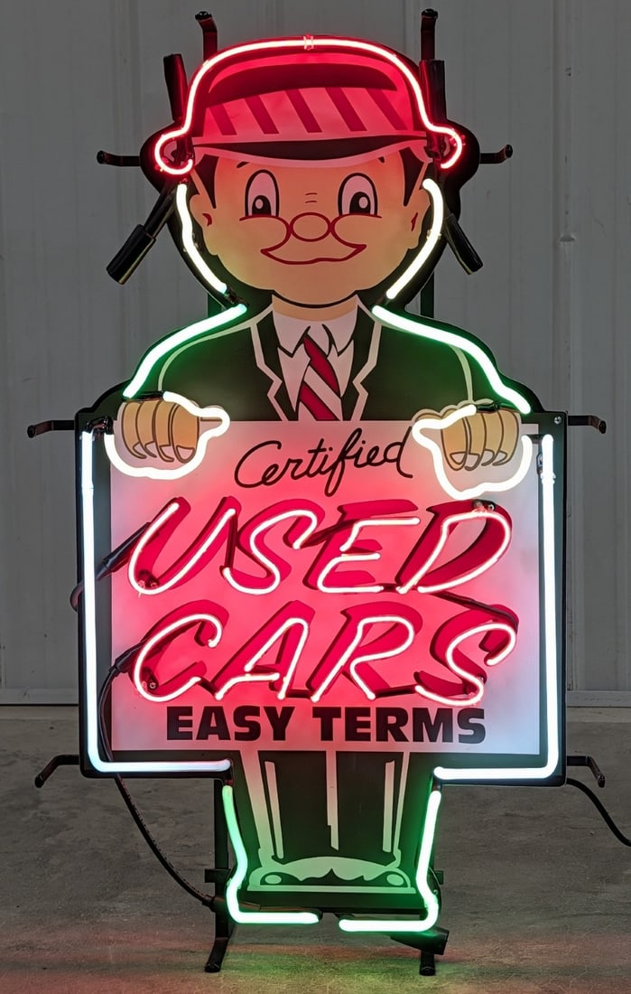 Custom Used Cars Dealership Style Neon Advertising Sign (1 of 5)