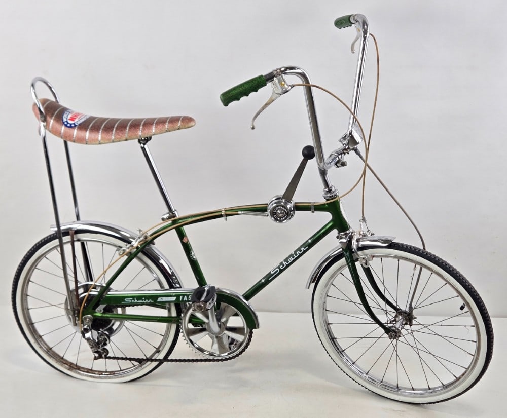 1968 Schwinn Sting-Ray Fastback Green Bicycle (1 of 13)