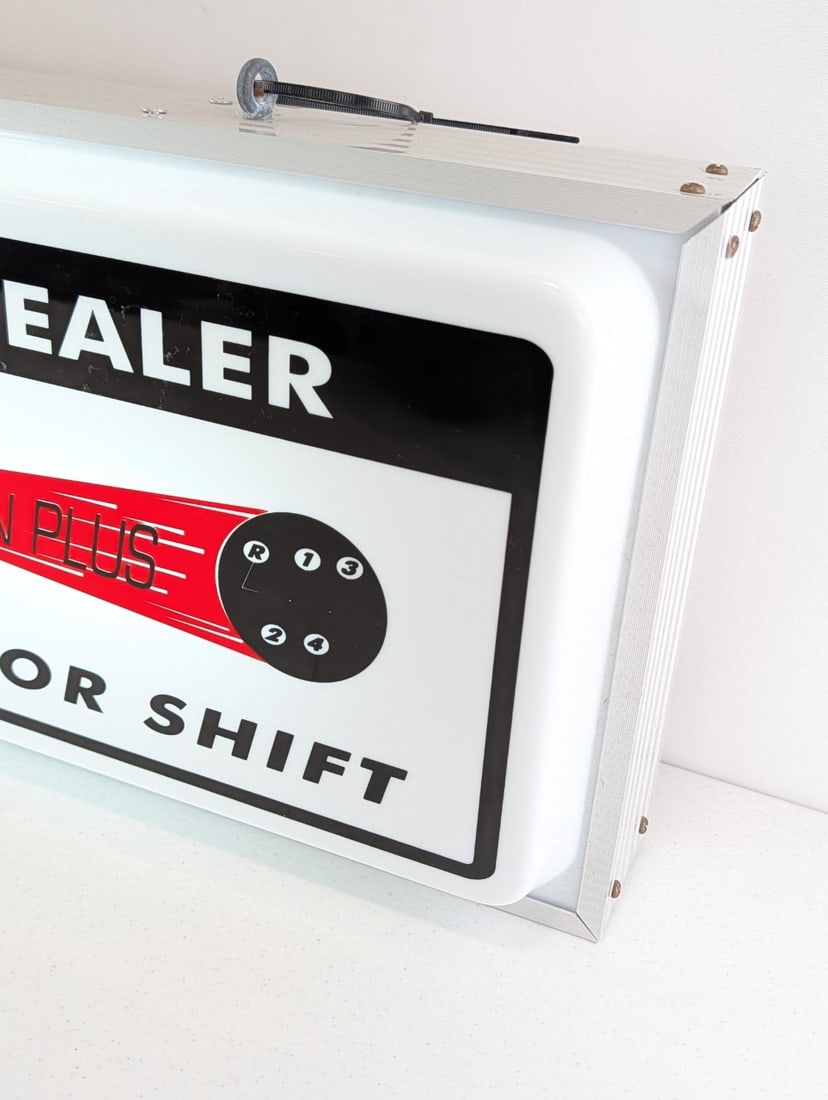 Over 3ft Custom Hurst Floor Shift Lighted Clock - 7