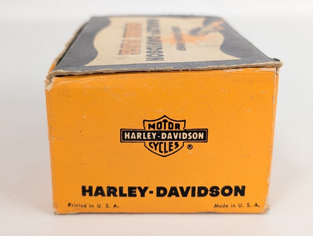 1940s Harley-Davidson Motorcycle Spark Plugs No.3 Dealership Display Box w/ NOS Spark Plugs - 5