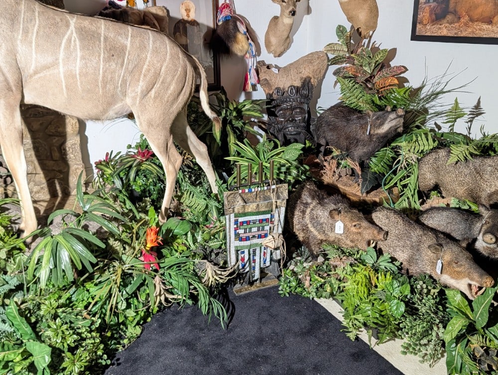 Taxidermy Habitat Faux Greenery (1 of 5)
