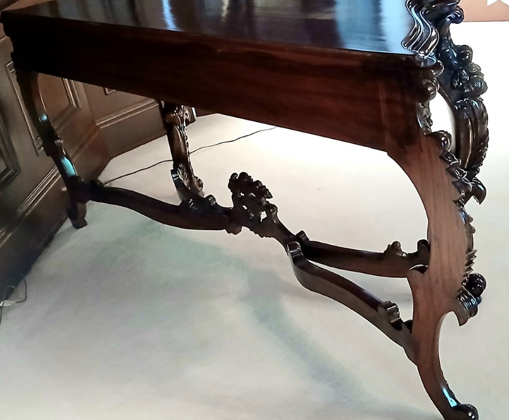 French Rococo-Style Console Table - 2