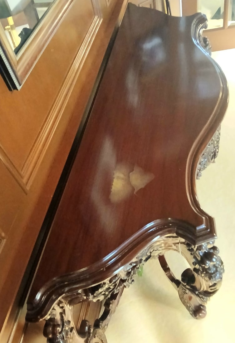 French Rococo-Style Console Table - 7