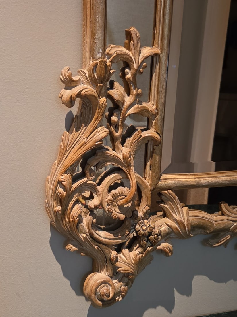 Rococo Style Beveled Mirror - 2
