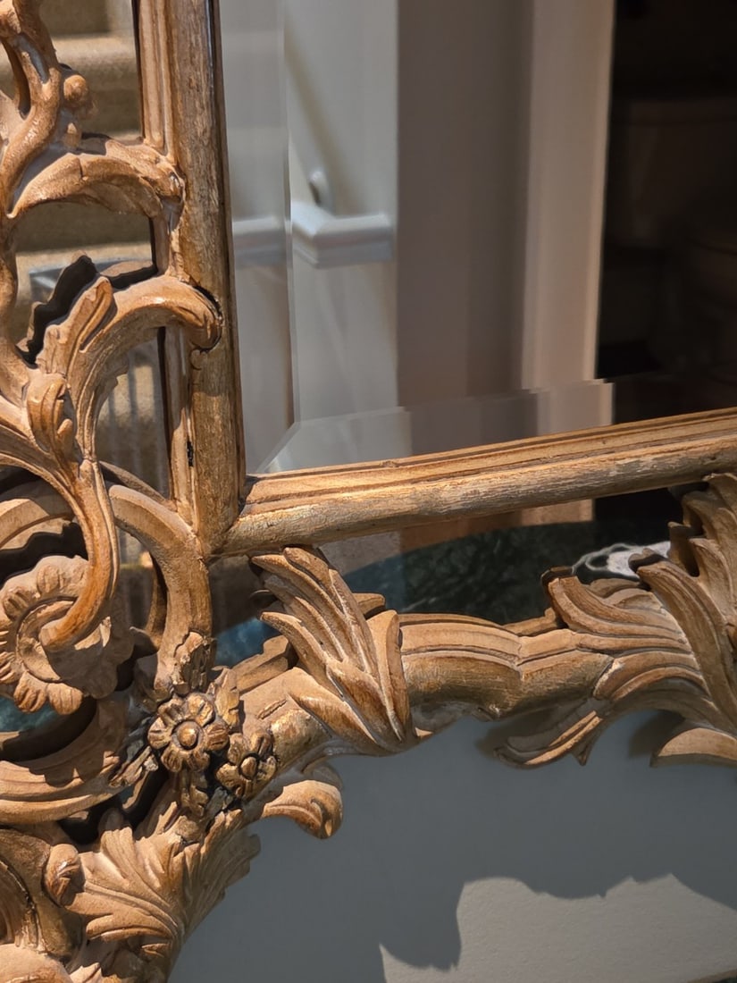 Rococo Style Beveled Mirror - 3