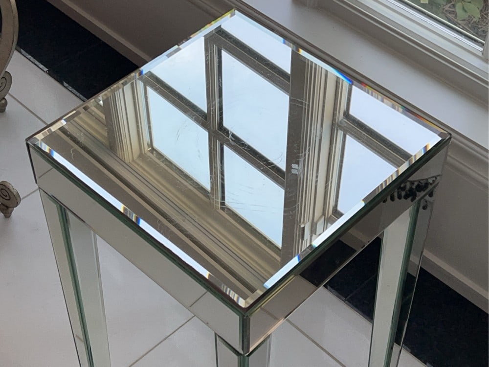 Mirrored Side Table - 3