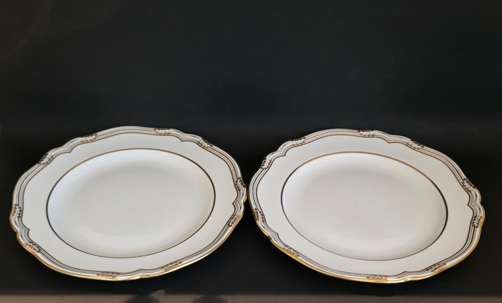 Spode Sheffield Bone Dinner Plates - 2