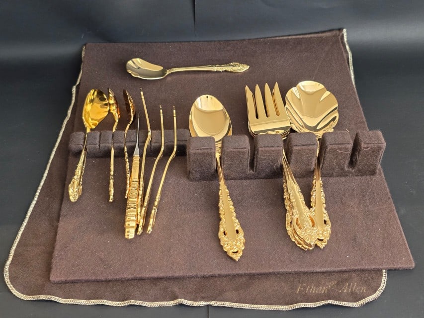 Gold-Plated Flatware Sets - 2