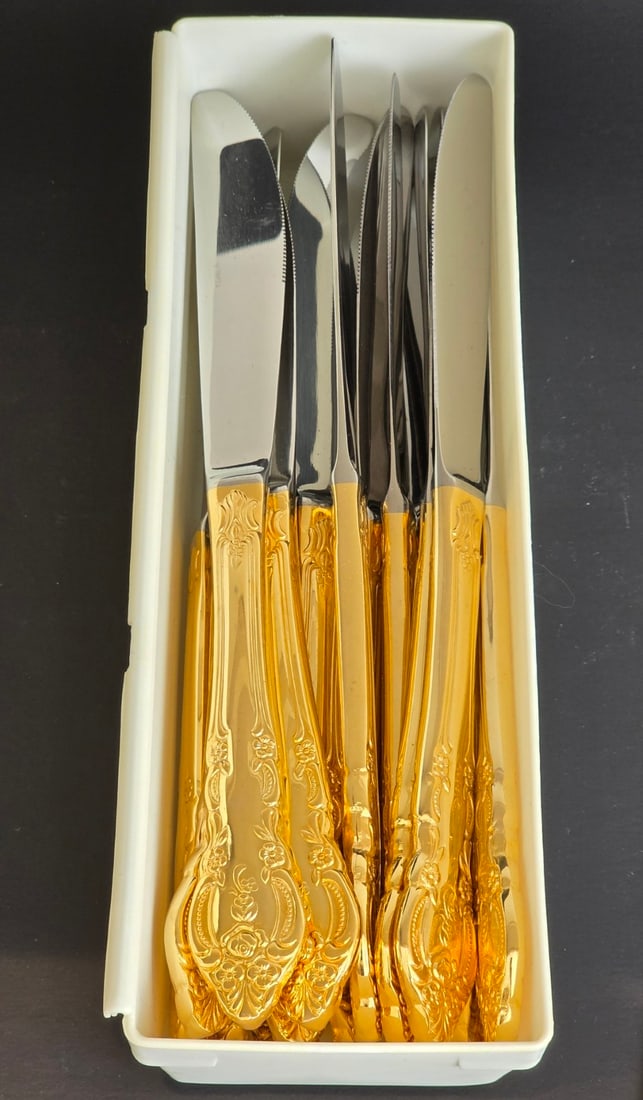 Gold-Plated Flatware Sets - 7