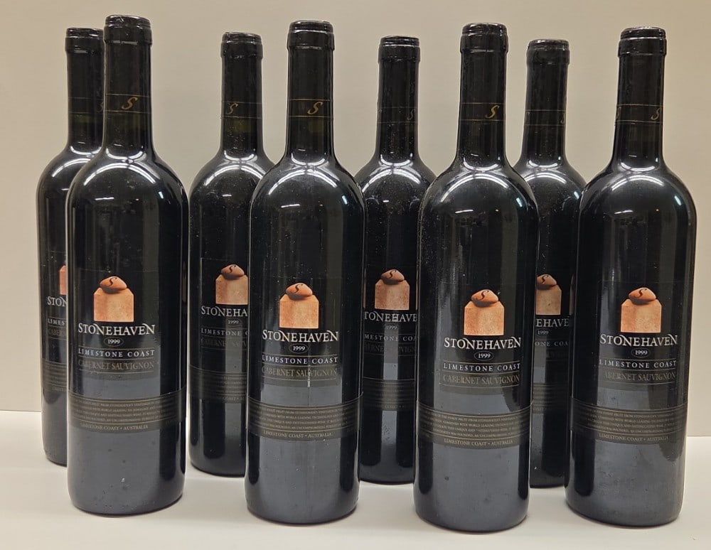 (8) 1999 Stonehaven Limecoast Cabernet Sauvignon Sealed 750ml (1 of 7)