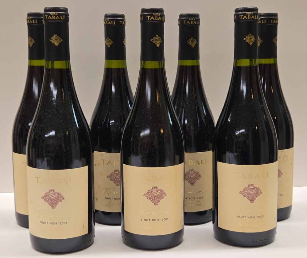 (7) 2009 Tabali Reserve Pinot Noir Sealed 750ML (1 of 10)