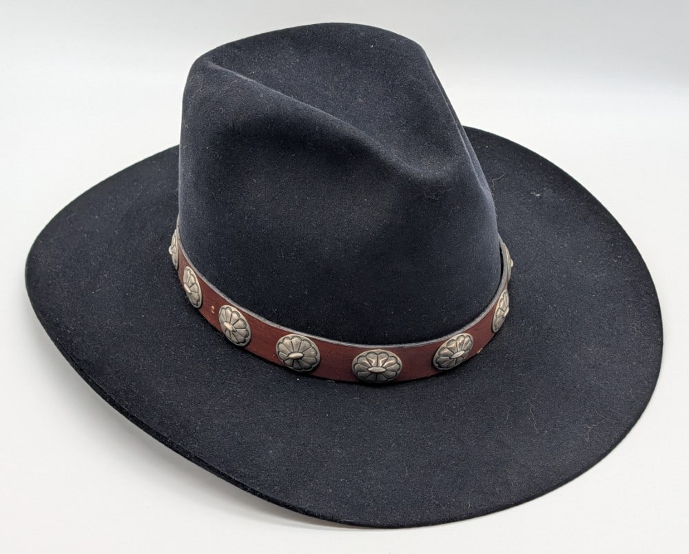 Rand's Custom Cowboy Hat 20X Beaver with Concho Hat Band (1 of 7)