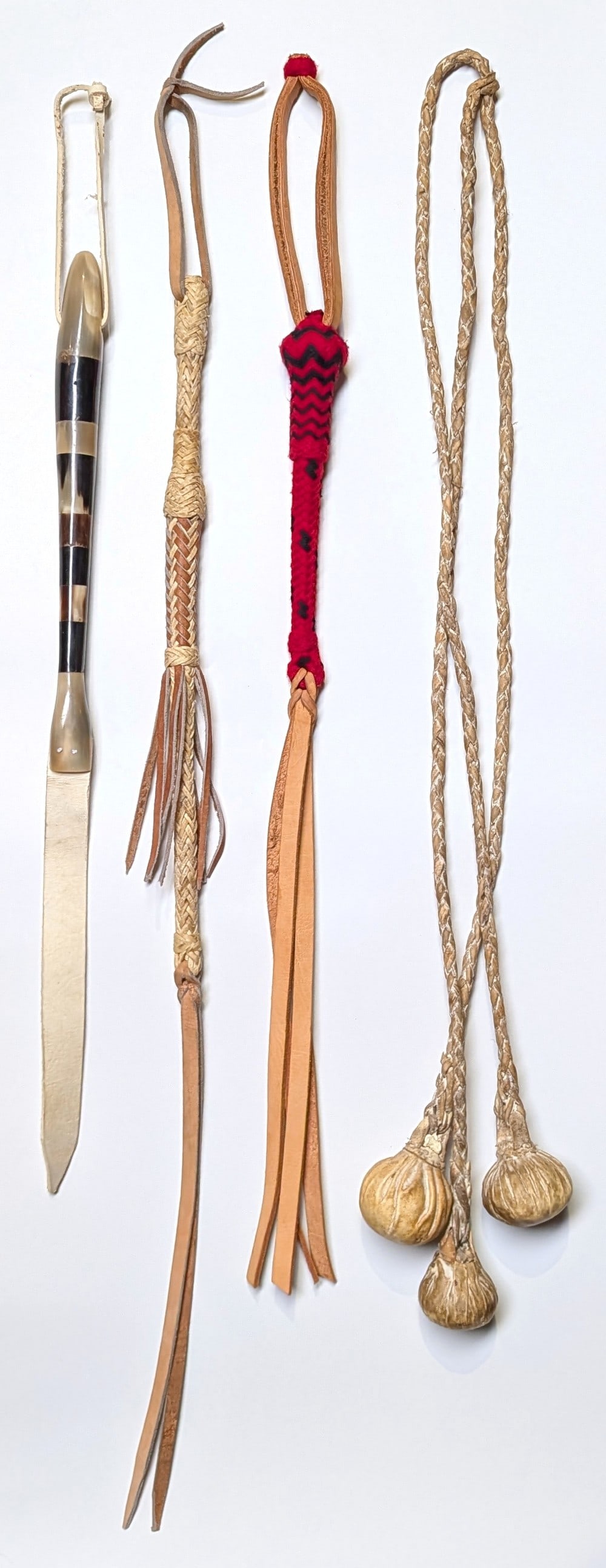 Custom Multi Color Horn Riding Whip (1 of 5)